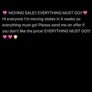 MOVING SALE💗💗💗💗